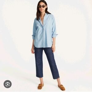 J. Crew Relaxed-fit chambray button down shirt sz 20